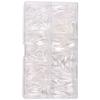 Long Fake Nails Clear Acrylic Nail Tips Almond/Stiletto Shaped False Nails 500pcs Full Cover Artificial Nails with Case