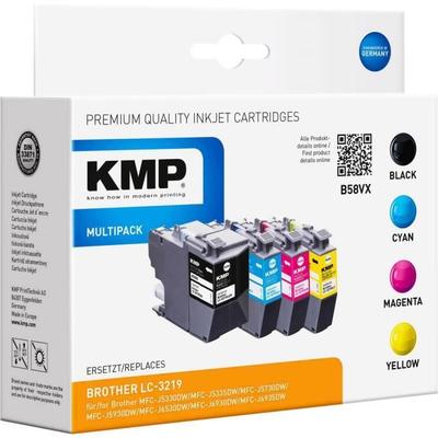 Compatible Printer Cartridge Pack Black, Cyan, Magenta, Yellow KMP 1537,4005 Replaces Brother LC-3219XL 1 Set