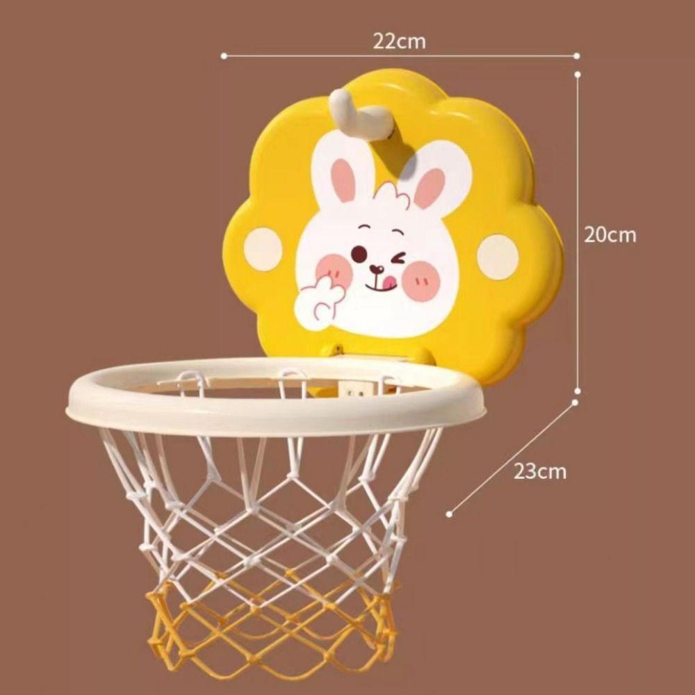 Hanging Mini Basketball Hoop Athletic Basketball Training Toy Animal Basketball Board  Indoor