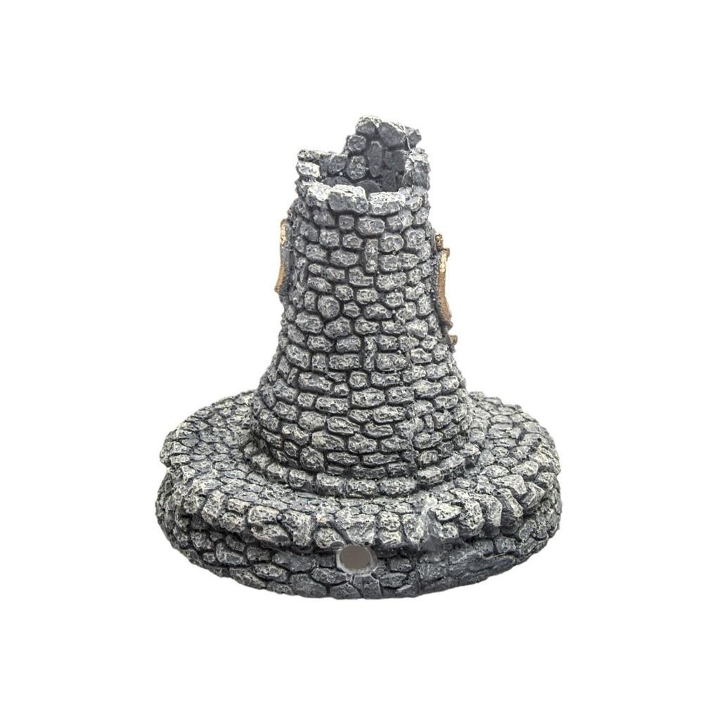 Simulation Chimney Aquarium Bubbler Resin Fish Shelter Hiding Spots  Fish Tank