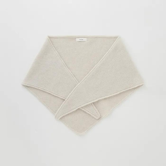 Triangle Wool Scarf(Ivory)