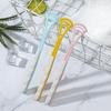 3PCS Silicone Tongue Scraper with Ergonomic Handle Double-sided Fresher Breath Tongue Cleaning Brush Oral Hygiene Tool