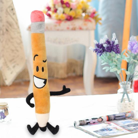 Pencil Stuffed Toys Plush Pillow Soft Cushion for Cute Home Sofa Decoration Stress Pencil Shape Relief Gift