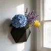3D Printed Hexagonal Flower Pot Wall-Mounted Succulent Plant Basin  Green Plant Placement