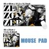 Anime Zzz Mouse Pad 900x400mm Large NonSlip Gaming Desk Mat Laptop Keyboard Tray Office Zenless Zone Zero Black