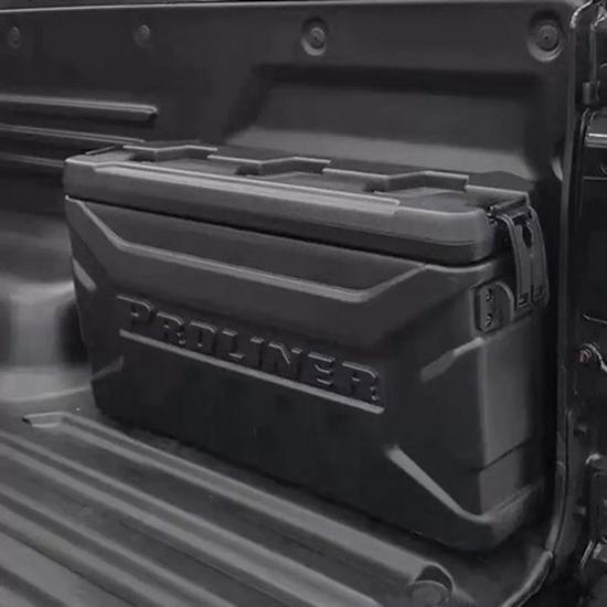 RANGER Universal Truck Bed Side Toolbox - Compact Pickup Interior Storage