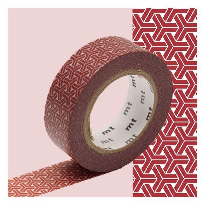 Traditional Masking Tape - Red - 1.5 Cm X 7 M