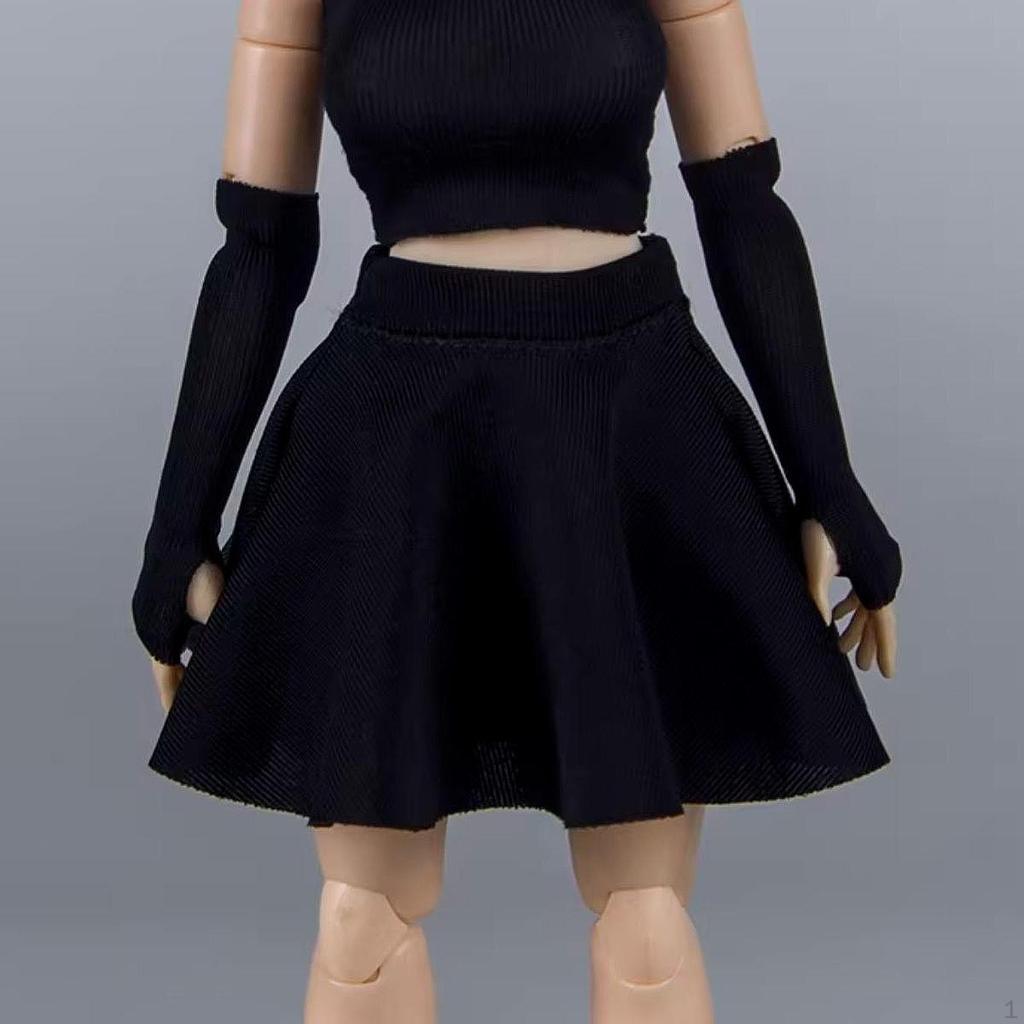 1/12 Action Figure Clothes Doll Short Skirt Fits 6 inch Female Figures Body Miniature