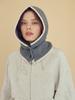 LORDLOAR Knit Button Balaclava Charcoal
