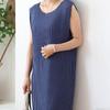 Shiz Madam Sleeveless Pleated Dress 6 Colors N2768