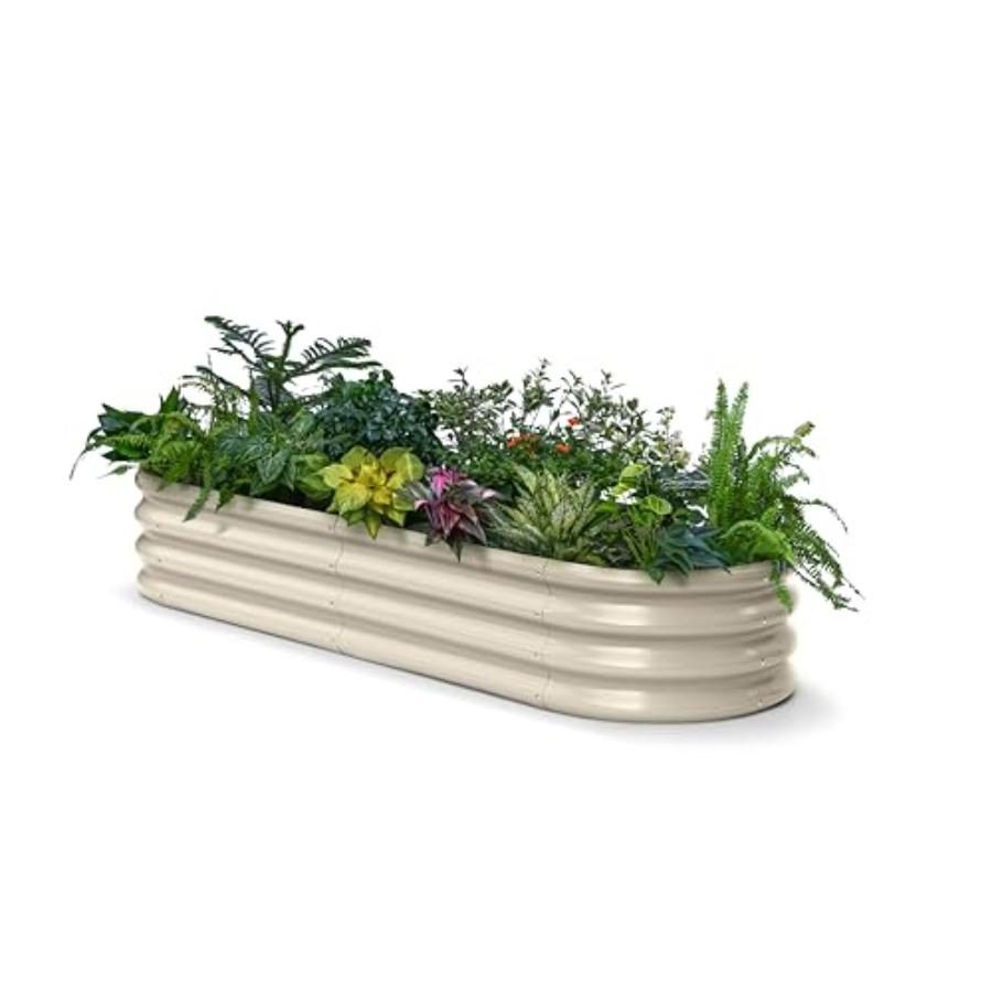 

Galvanized Raised Garden Bed 6x2x1ft - 12 Tall Metal Planter Box for Outdoor Plants Vegetable Herb with Durable Steel Rot Resis United States