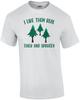 I Like Them Real Thick and Sprucey - Funny Christmas Tree T-Shirt