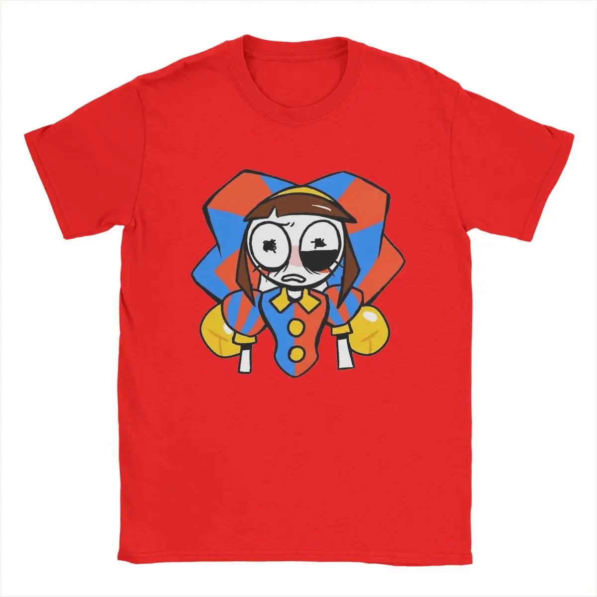 

Футболка Amazing Digital Circus для мужчин Pomni And Jax Cool Cotton Tee Shirt Round Neck Short Sleeve T Shirts Summer Clothing S