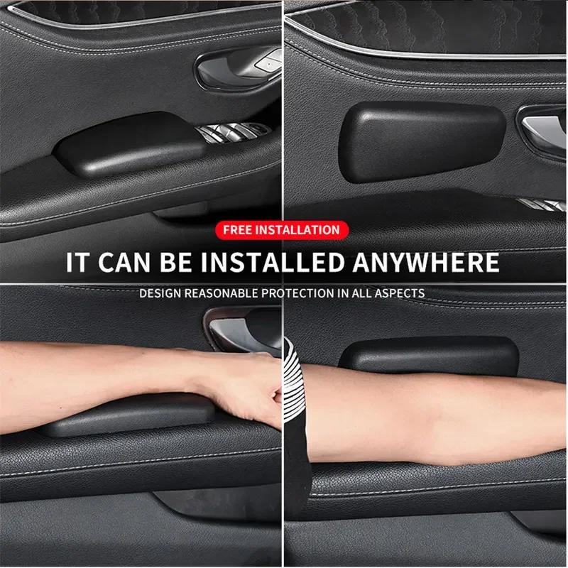 1PC Car Knee Pad Leg Pad Car Leg Bracket Knee Pad Car Door Control Leg Pad Universal Foot Pad Automatic Armrest Accessories