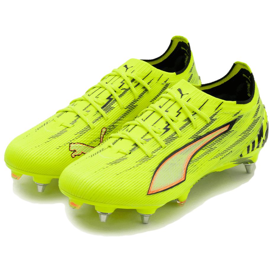 Puma Ultra 6 Ultimate Comfortable Sports SG (Metal Long Stud) Football Shoes Unisex football shoes Green 109000-01