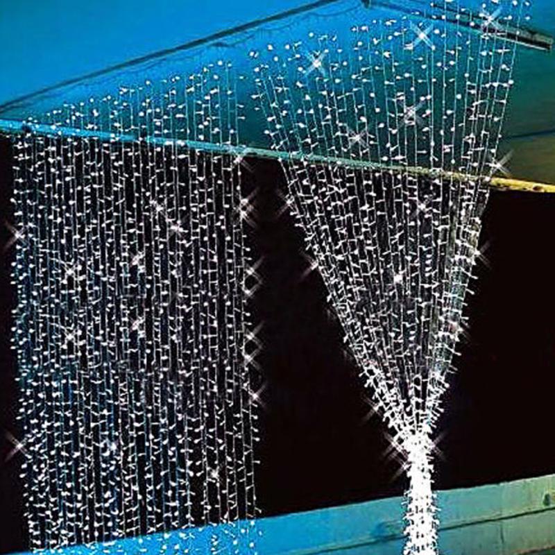 3Mx3M 300 LED Outdoor String Light Curtain Light for Christmas Xmas Wedding Party Home Decoration-US