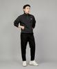 Seinteukeulu Tapered Cut Crop Half-Band Pants Tch-326 Black