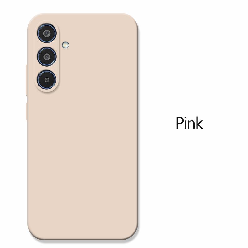 Shockproof Liquid Silicone Phone Case For Samsung Galaxy S24 S25 S21 S22 S23 FE S 25 edge 24 Plus Ultra Thin Matte Cover Fundas