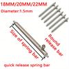 30pcs Quick Release Pins 1.5mm Diameter Watchband Pin for Smart Watch 18mm 20mm 22mm Strap Spring Bar Band Accessories