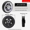 Universal Wheel Replacement for Luggage Suitcase: Leather Caster Rubber Roller Rim Repair Accessories