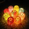 Cylindrical Winter Melon-Shaped Luminous Handheld Paper Lantern for Children's Dance and Hanfu Photography