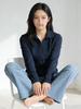 2026 Spring/Autumn Women's Slimming Short Jacket with Double Zipper & Stand-up Collar