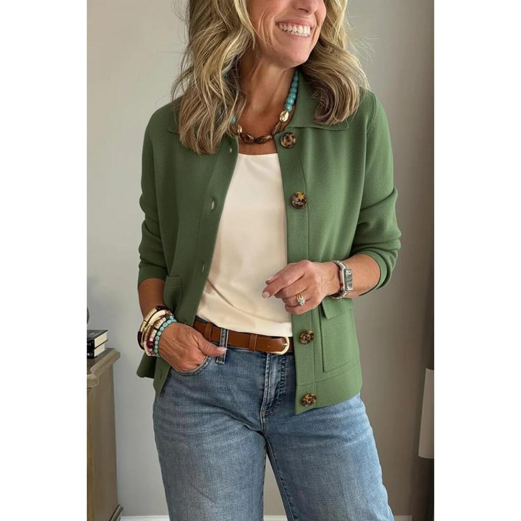 Women's Fleece Short Coat Lapel Single Breasted Versatile Outerwear for Autumn Winter