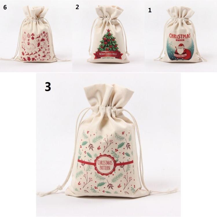 Premium Quality Canvas Christmas Gift Bag Ideal For Festive Holiday Gifting