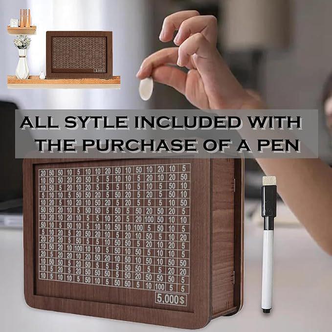 Spardose aus Holz Zähler für Kinder - Ornament mit großer Kapazität