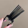 A Black High-Crowned Fluffy Tool, Natural Root Volumizing Hair Clip, Bangs Styling Clip, Suitable for Hair Salons, Weddings