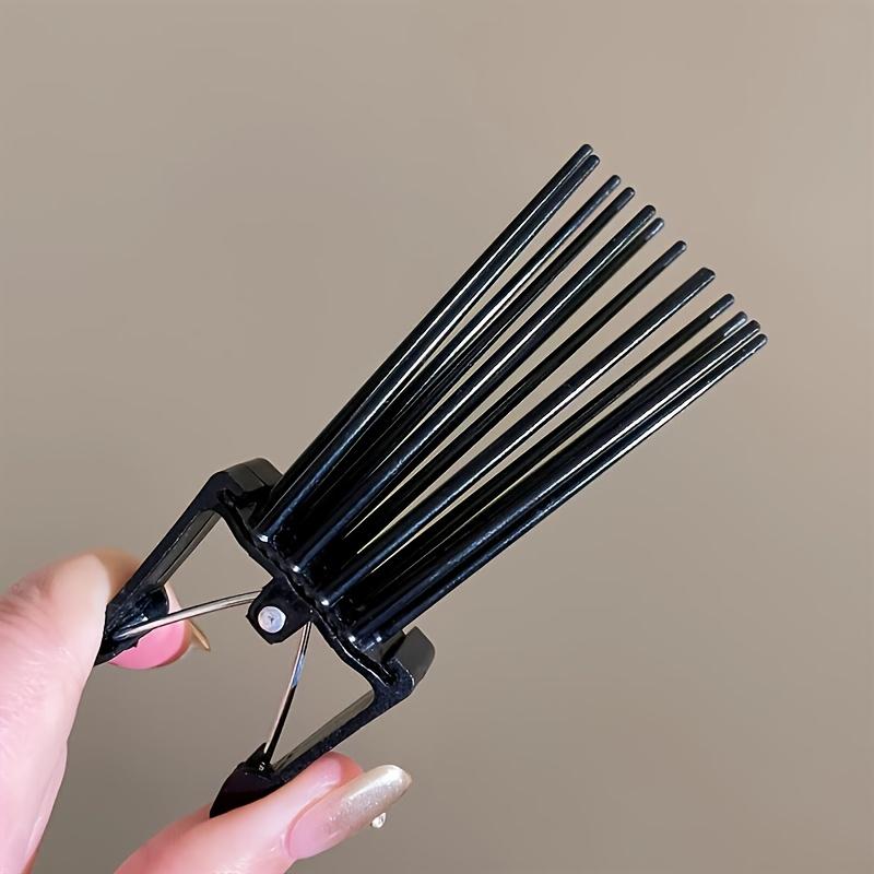 A Black High-Crowned Fluffy Tool, Natural Root Volumizing Hair Clip, Bangs Styling Clip, Suitable for Hair Salons, Weddings