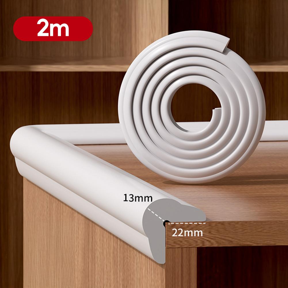 2M Thick Baby Safety Anti-Collision Strip Furniture Table Edge Corner Protector Foam Bumper Guard for Children Protection