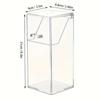 1 Stück Klare Aufbewahrungsbox Masken-Organizer, Staubdichter Multifunktionshalter Aus Acryl Mit Deckel