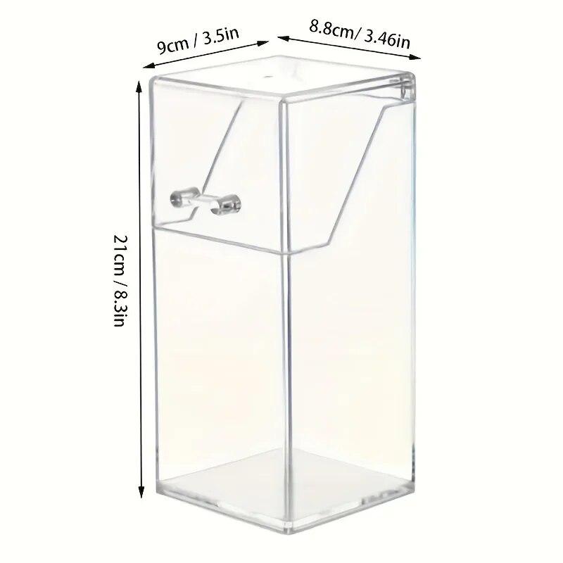 1 Stück Klare Aufbewahrungsbox Masken-Organizer, Staubdichter Multifunktionshalter Aus Acryl Mit Deckel