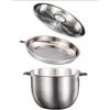 Large-capacity Oil Strainer, 18-8 Stainless Steel Oil Can with a Large Diameter and Deep Design, Filters Residue, and Is a Cooking Utensil.