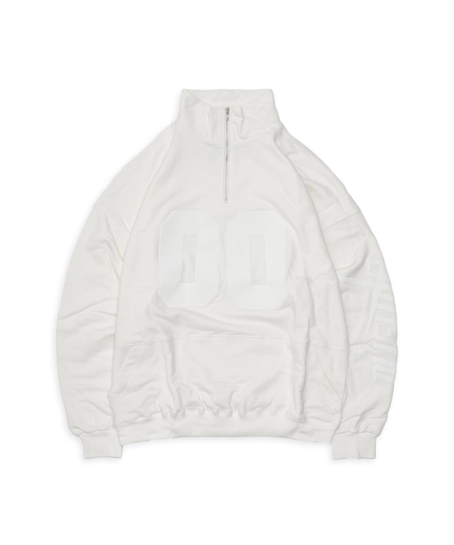 К With Tuewid 00 Тестообразный Half Zip Up В Blanc White/0