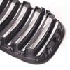 Gloss Black Double Line Style Racing Front Upper Grilles For BMW SUV X5 E53 2004 2005 2006 Sport 4D LCI Grill Racing Accessories