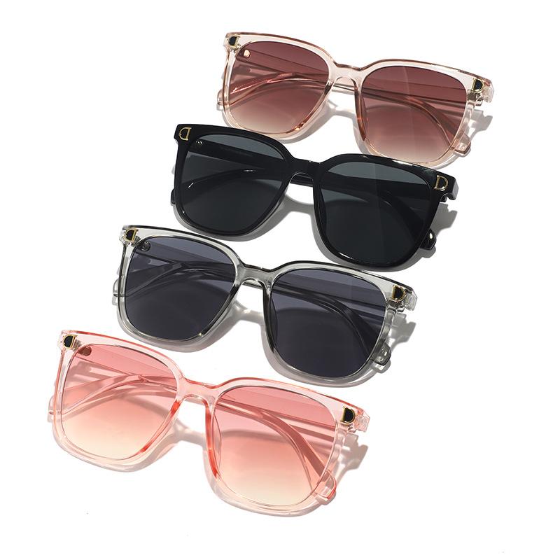 Fashion Oversized Sunglasses Woman Brand Designer Vintage Square Sun Glasses Female Big Frame Gradient Shades Oculos De Sol
