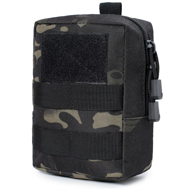 Molle Utility EDC Waist Bag Tactical Pouch Medical First Aid Bag Outdoor Sports Camping Hunting Waist Belt Pocket Sundry Bag