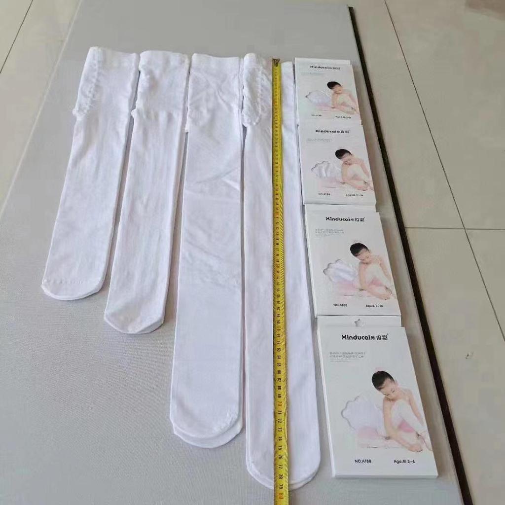Girls' Flesh-Colored Dance Leggings and Stockings for Autumn and Winter
