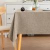 Elegante und wasserdichte Tischdecke für rechteckige Tische Baumwoll-Leinen-Design