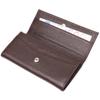 Women's Stylish Wallet Made of Genuine Grained Leather CANPELLINI Wallet 21629 Brown
