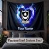 Gepersonaliseerd Naam Tekst Wandkleed, Portsmouth FC Decoratief Wandkleed, Achtergrond Wandkleed Voor Huis Slaapkamer