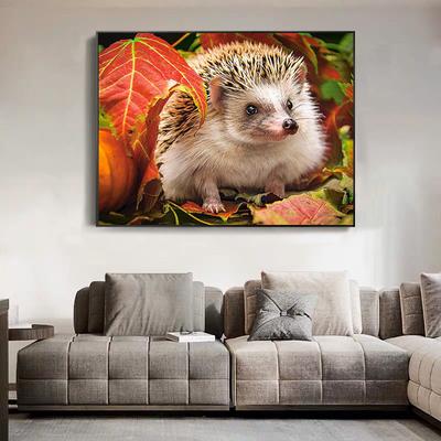 Diamant-Malerei, Tier-Igel, Diamant-Stickerei, Tier-Kreuzstich, Strass, Heimdekoration