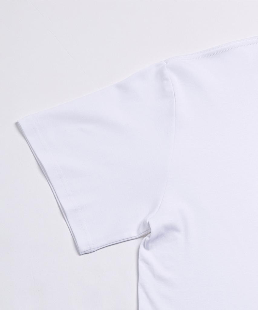 VERSE ONE Paisley Logo Bandana T-Shirts White/Navy