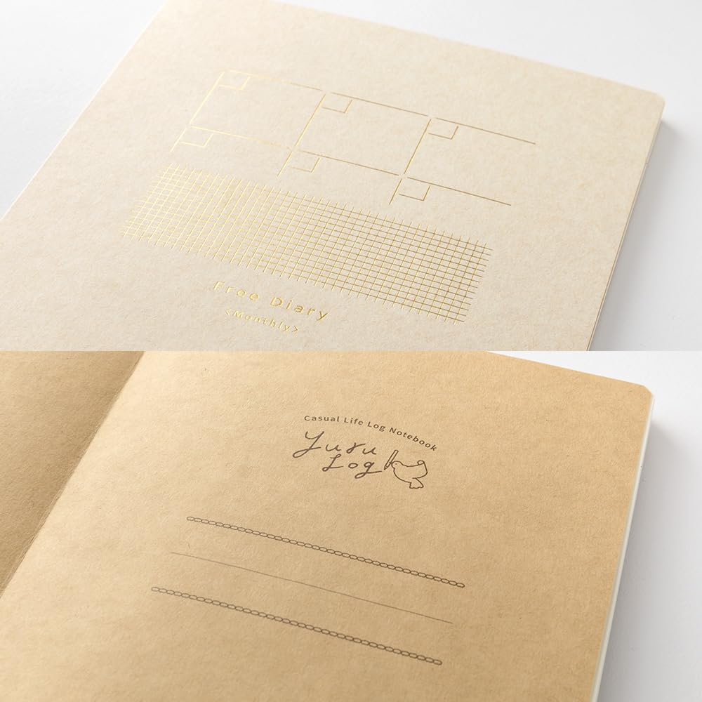 Midori Notebook Yurulog B6 Monthly Free A 15368006