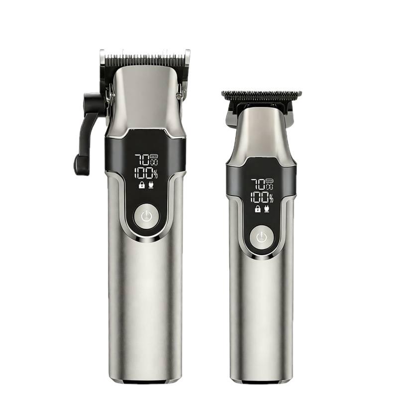 High-Power Electric Hair Clipper & Parent-Child Scissor Set - Professional Salon Trimmer