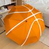 1 Stück Basketball Automatisches Öffnen/Schließen Regenschirm mit Winddicht, 8-Speichen Stabiles Dach, Langlebige Speichen, Modisches Design1287A