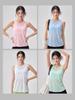 Hollow-Back Mesh Yoga Top with Bamboo Yarn, Quick-Dry Fitness Cover-Up, Women's Open Back Round Neck Sports Tee