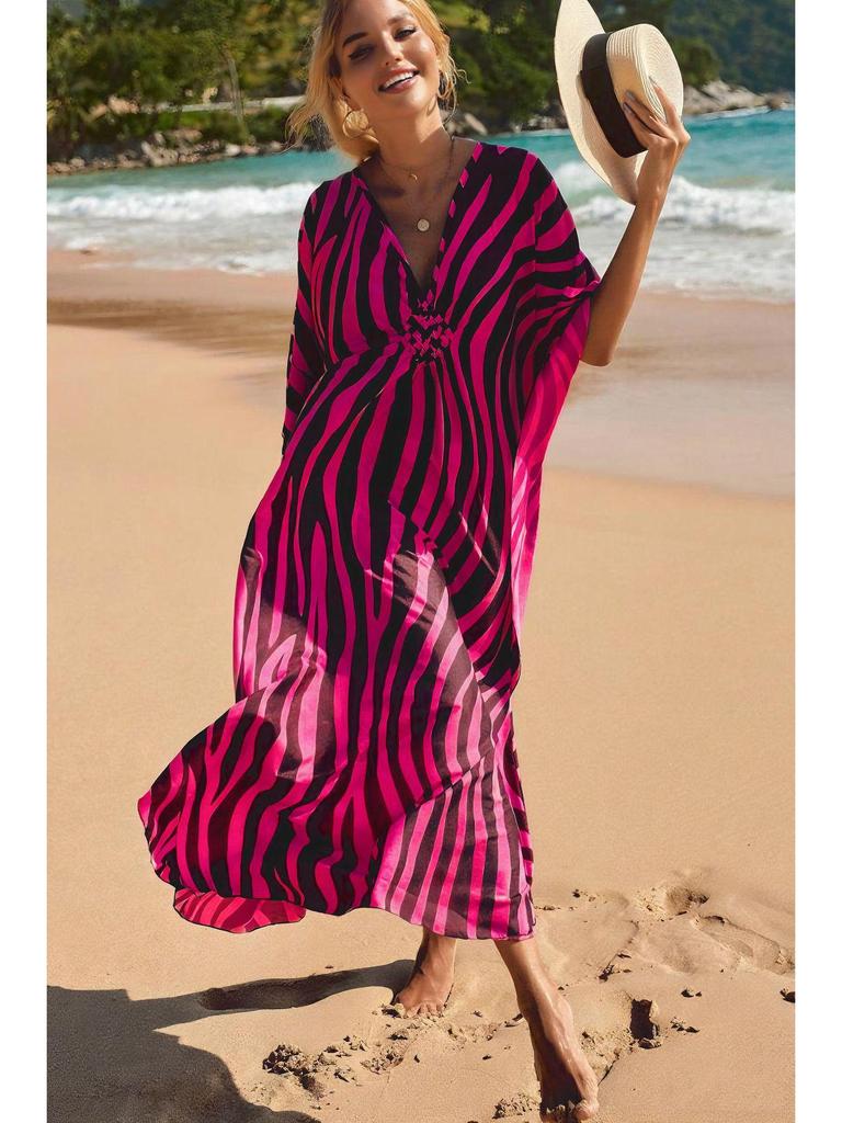 Cache-maillots de plage pour femmes européennes et américaines: Peignoir ample et long pour maillot de bain